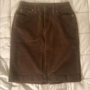 Banana Republic corduroy skirt